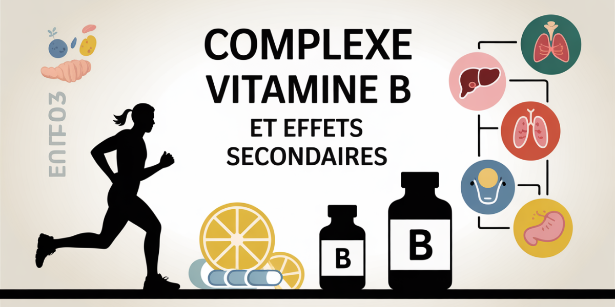 Illustration complexe vitamine B effets secondaires tableau doses