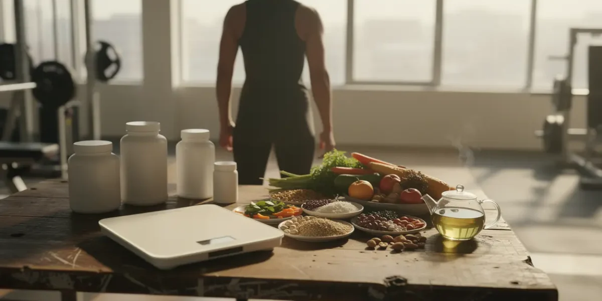 Sportif dos salle balance supplements aliments fibres the vert