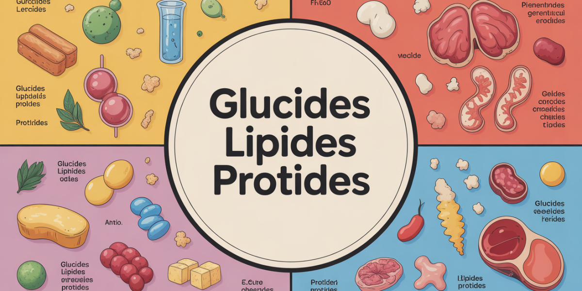 Infographie assiette equilibree glucides lipides protides
