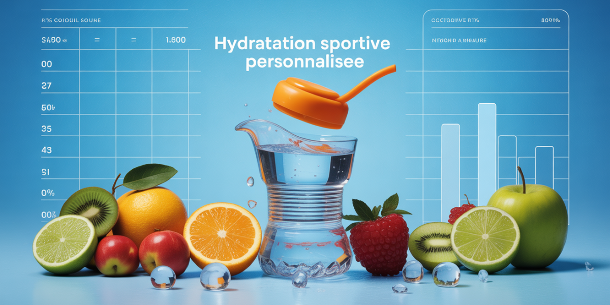 Infographie gourde fruits calcul eau hydratation sportive