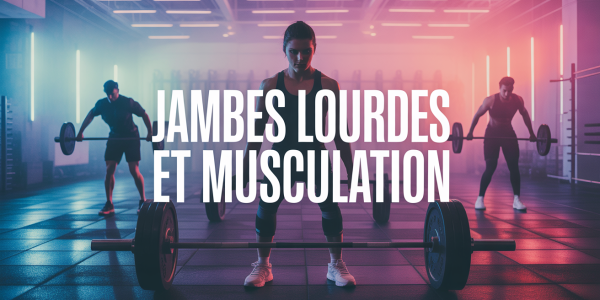 salle de sport, jambes lourdes et musculation
