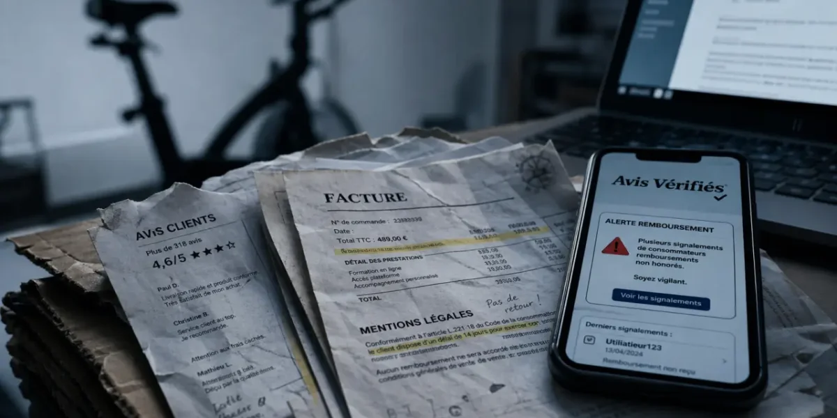 Maison fitness avis : SIRET invalide, alertes et vérification avant d’acheter
