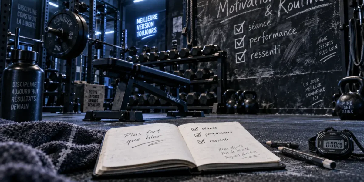 Motivation musculation : routine et séance en musculation, même sans envie