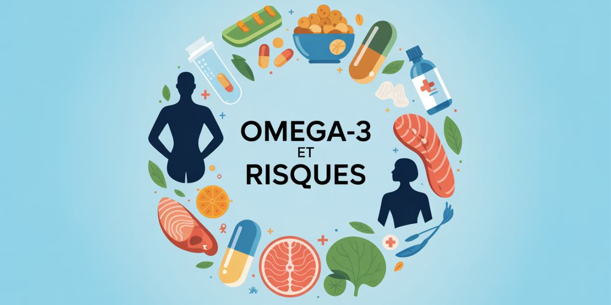 illustration omega-3 risques sportifs capsules aliments