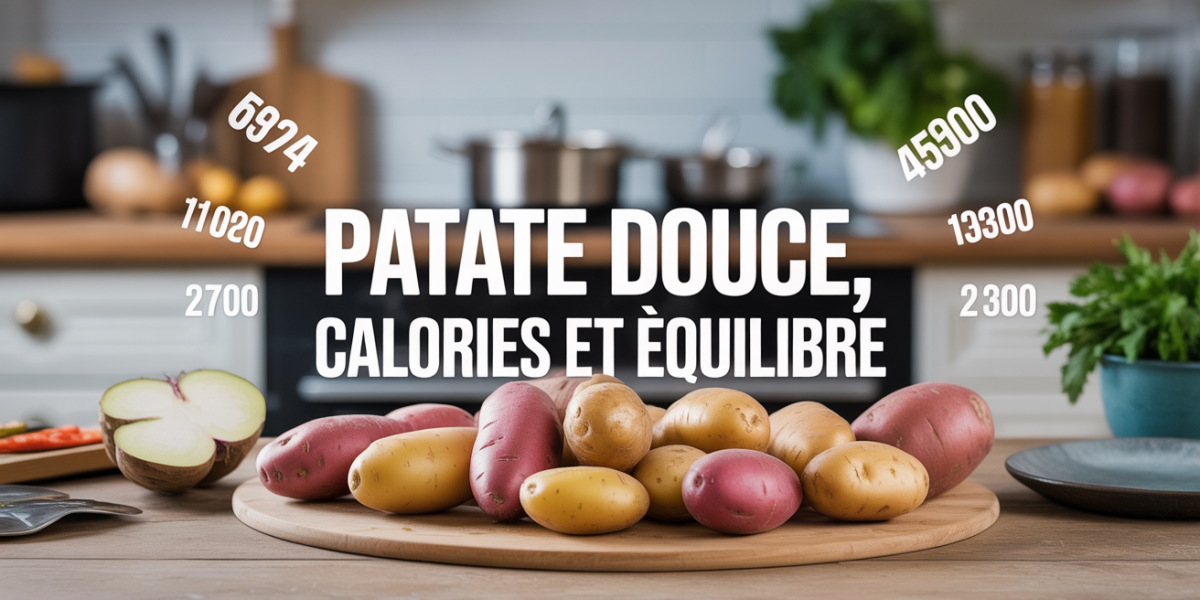 Patate douce différentes couleurs nutrition et calories
