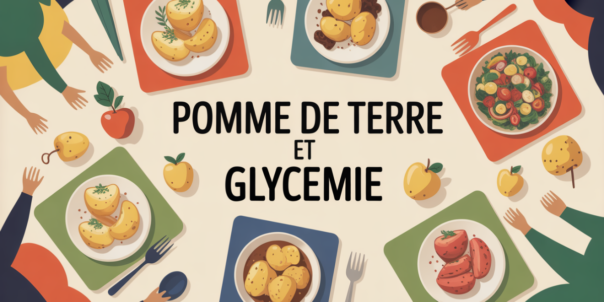 table familiale plats pommes de terre differentes cuissons glycemie