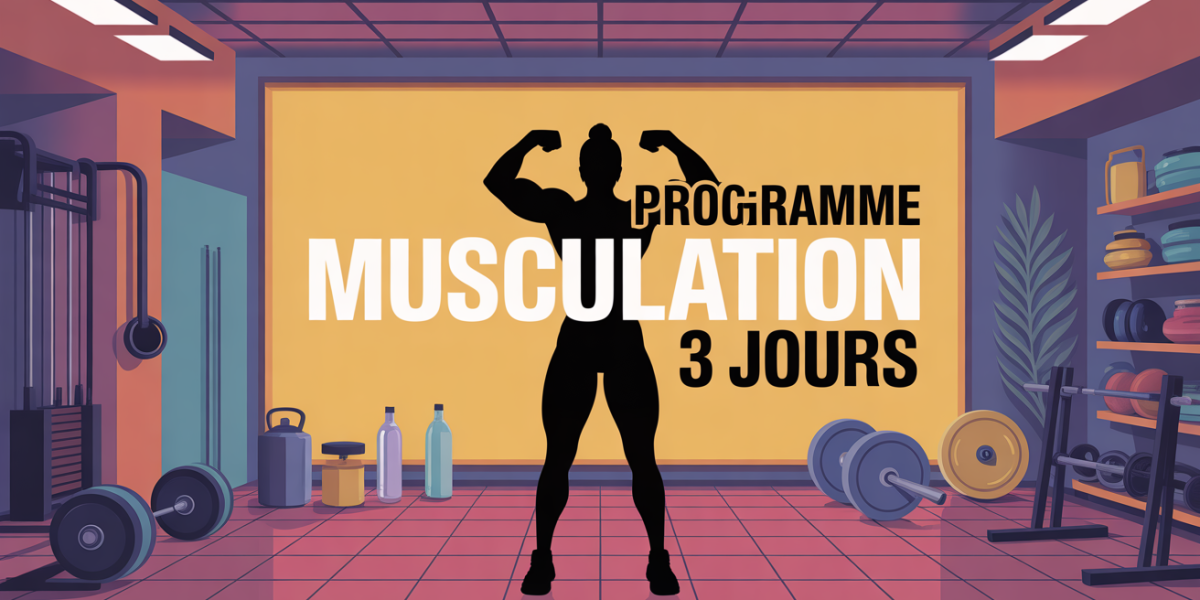 Programme musculation 3 jours, silhouette musclée en salle