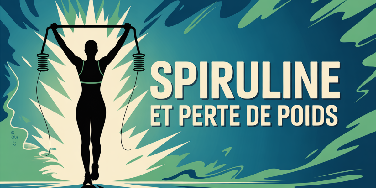 Silhouette sportive spiruline perte de poids energie