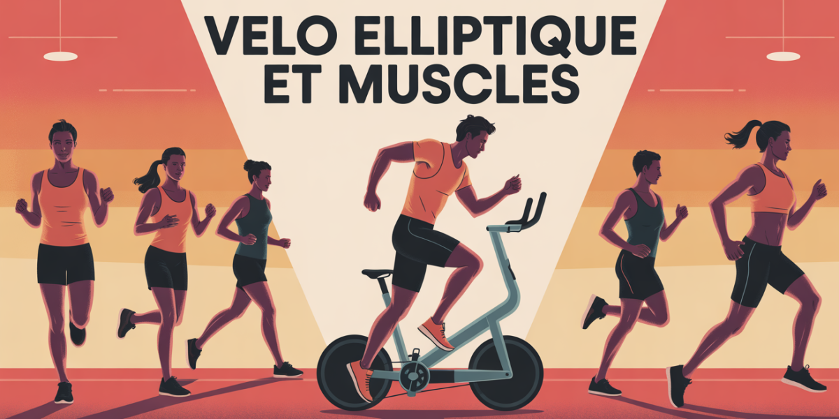 vue stylisee velo elliptique muscles
