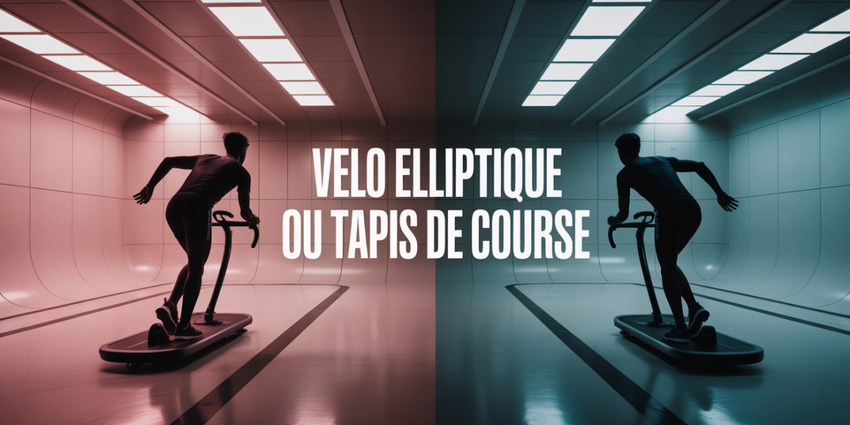 Comparaison velo elliptique tapis de course salle sport