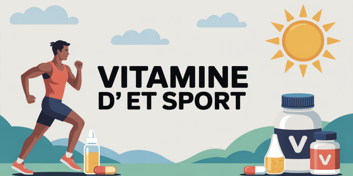 sportif avec supplements vitamine d en exterieur