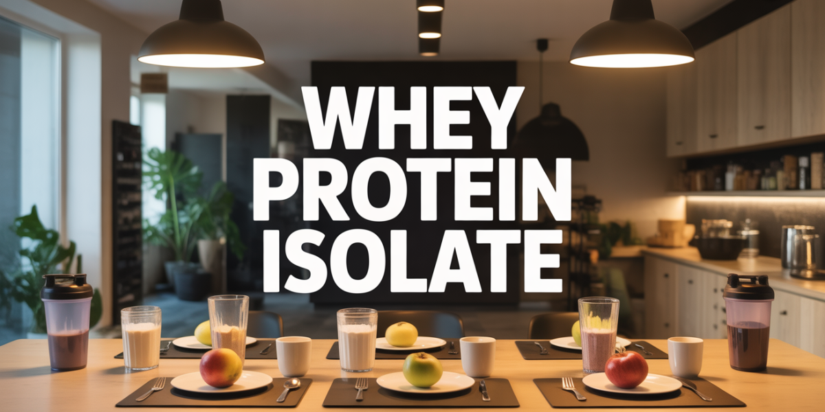 whey protein isolate table petit dejeuner sportif
